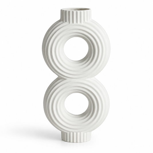 White Ceramic Vase