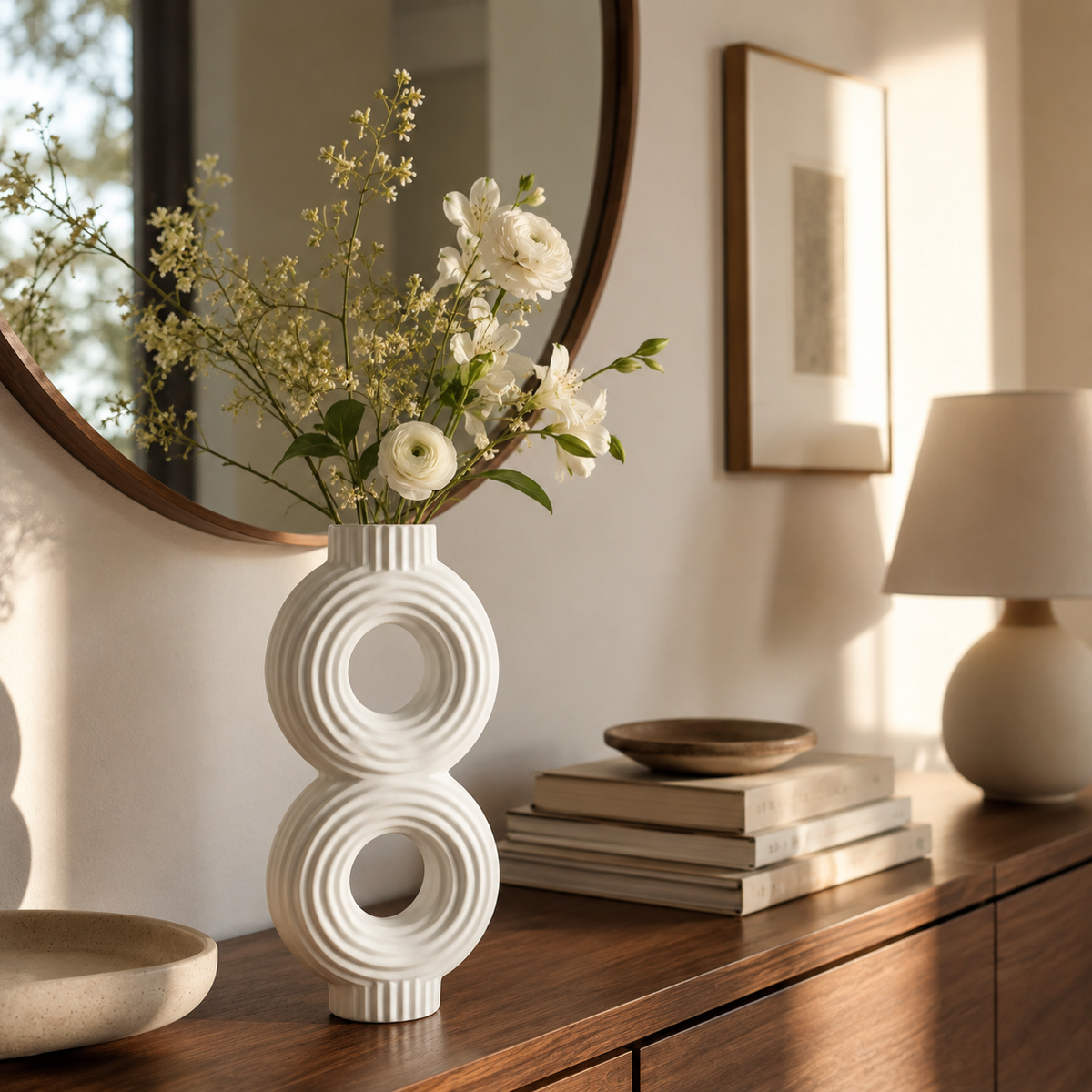 White Ceramic Vase