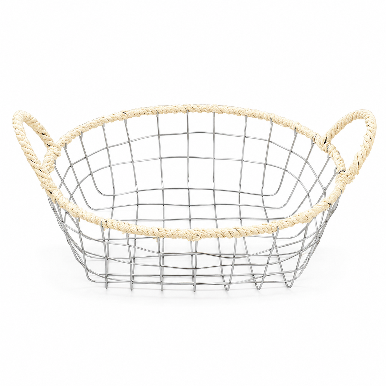 Small Iron Wire Woven Storage Basket