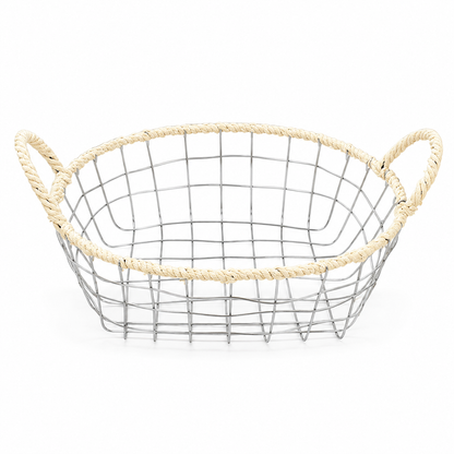 Small Iron Wire Woven Storage Basket