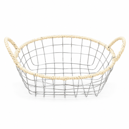 Small Iron Wire Woven Storage Basket